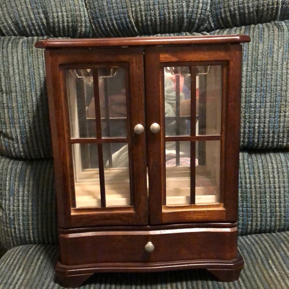 Other - NEW: Wood Jewelry Box